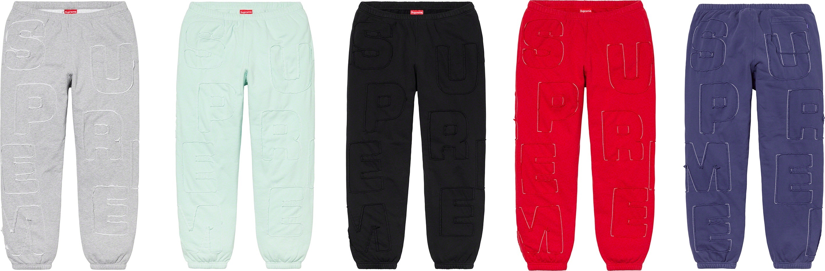 Cutout Letters Sweatpant